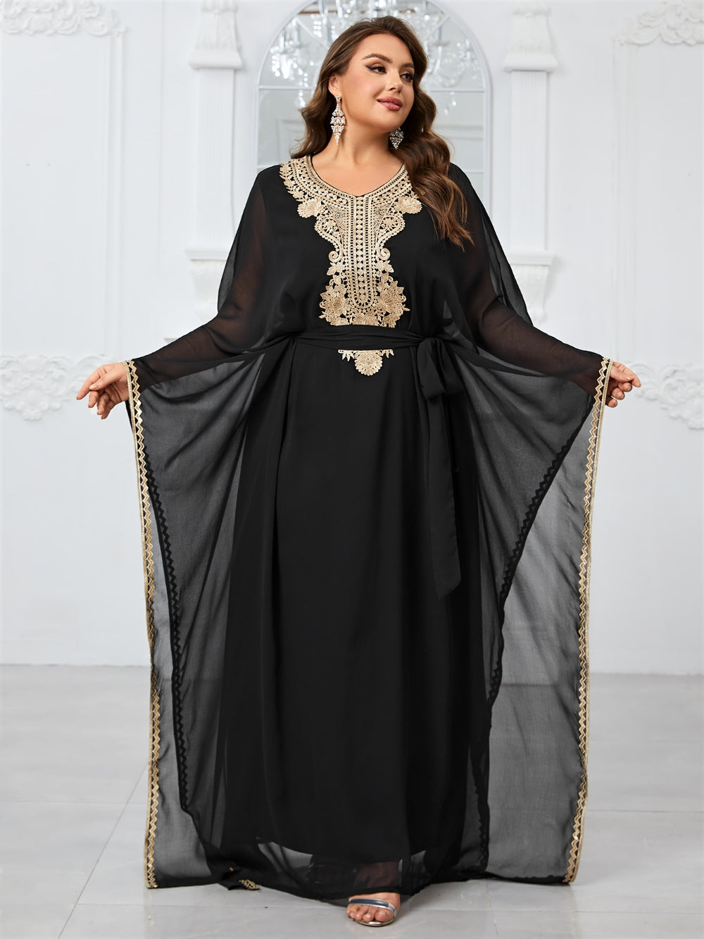 پڵەس سایز ڕەنگ بلۆک جل و بەرگی عەرەبی 1288202