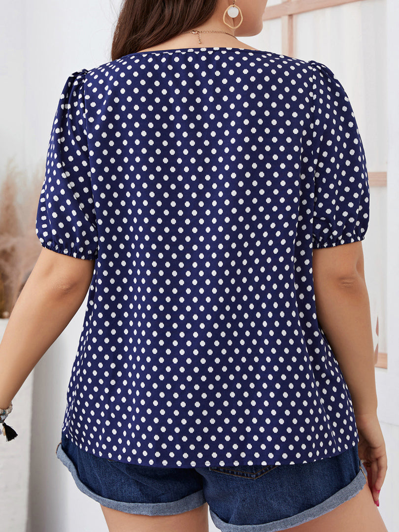 Plus Size Printed Plus Size Tops 1260262