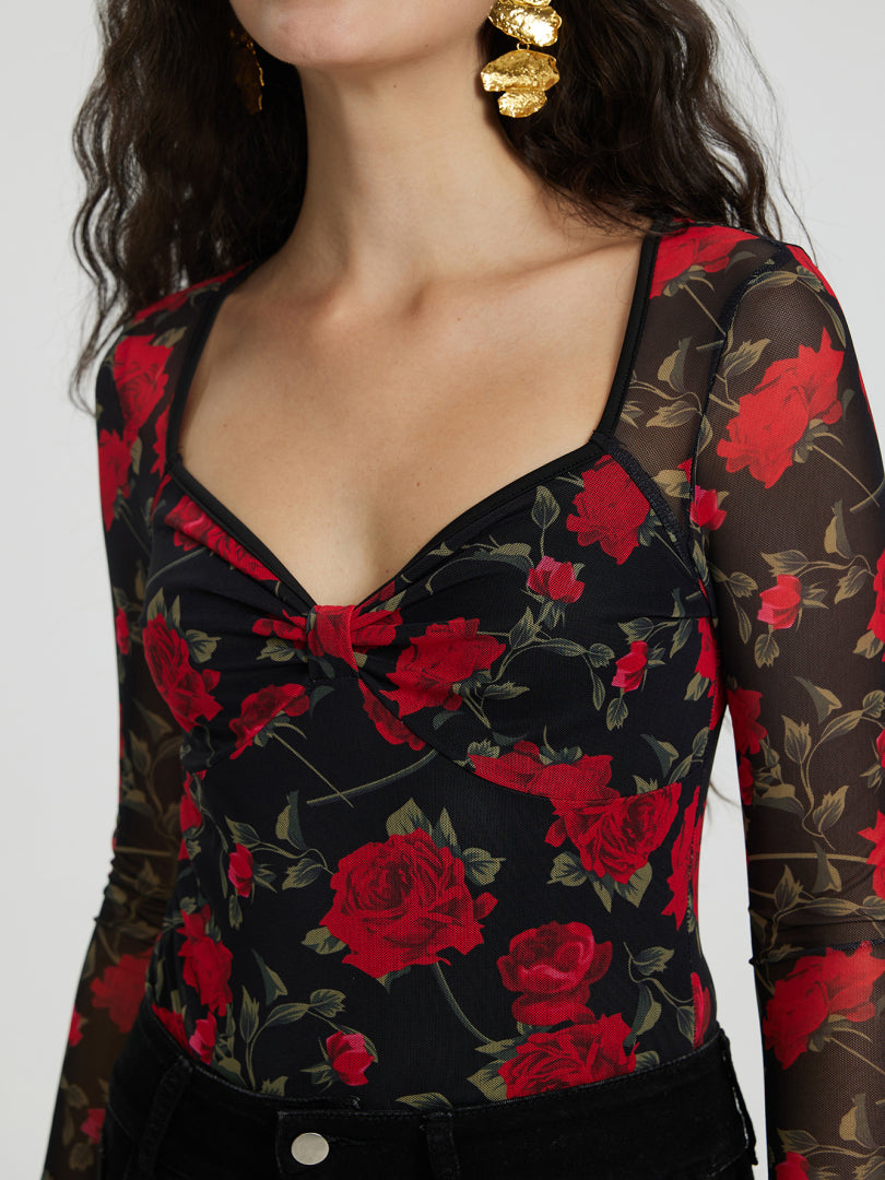 Knotted Bodysuit 115098