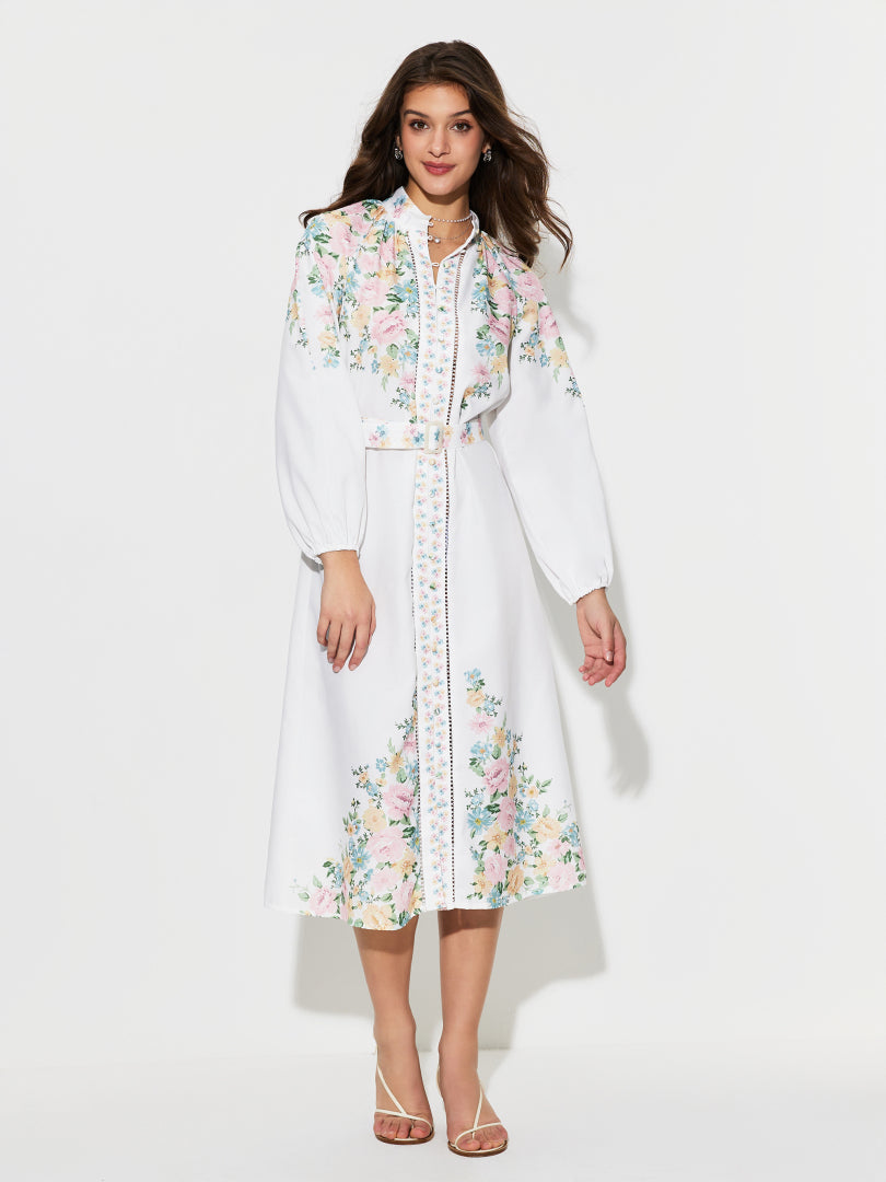 Belted Shirt Dress 1296392