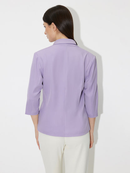 Buttoned Classic Blazer 119277