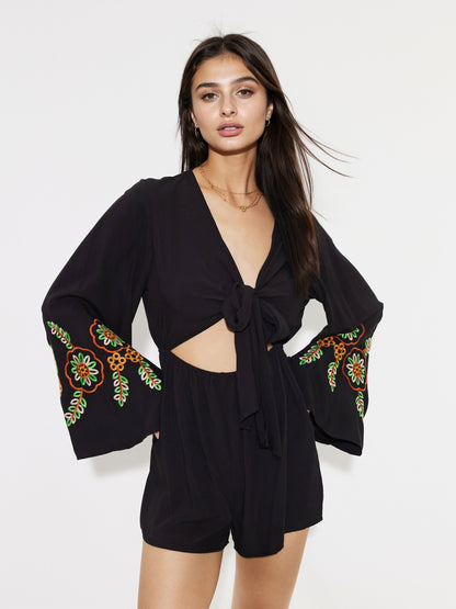 Embroidered Playsuit 1291642