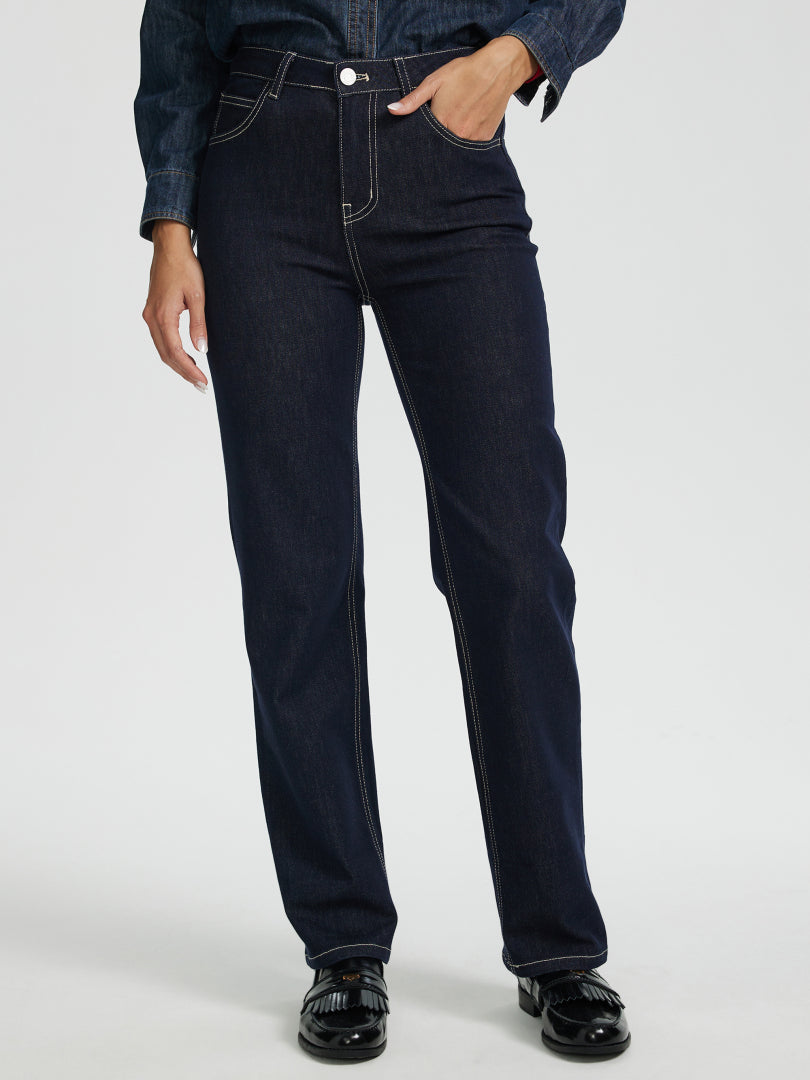 Straight Leg Jeans 115906