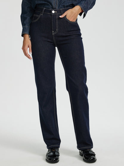 Straight Leg Jeans 115906