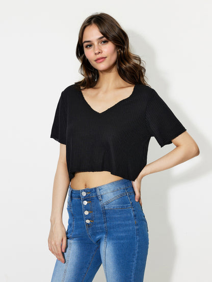 Raw Hem Top 1247272