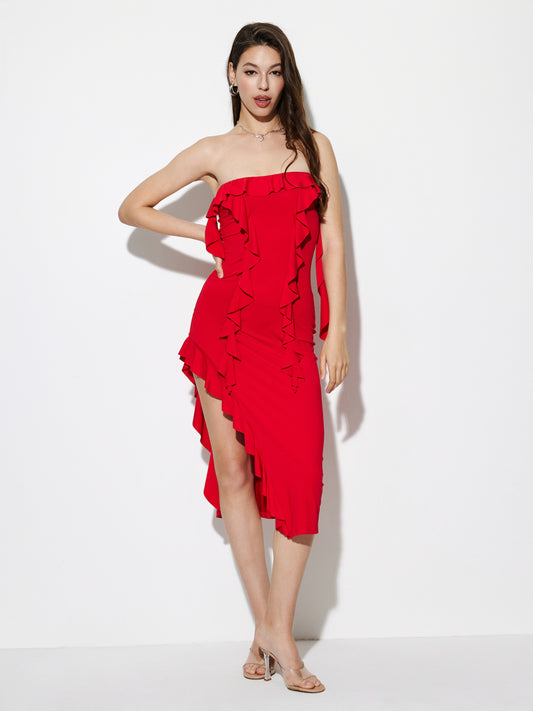 Ruffle Bodycon Dress 1277182
