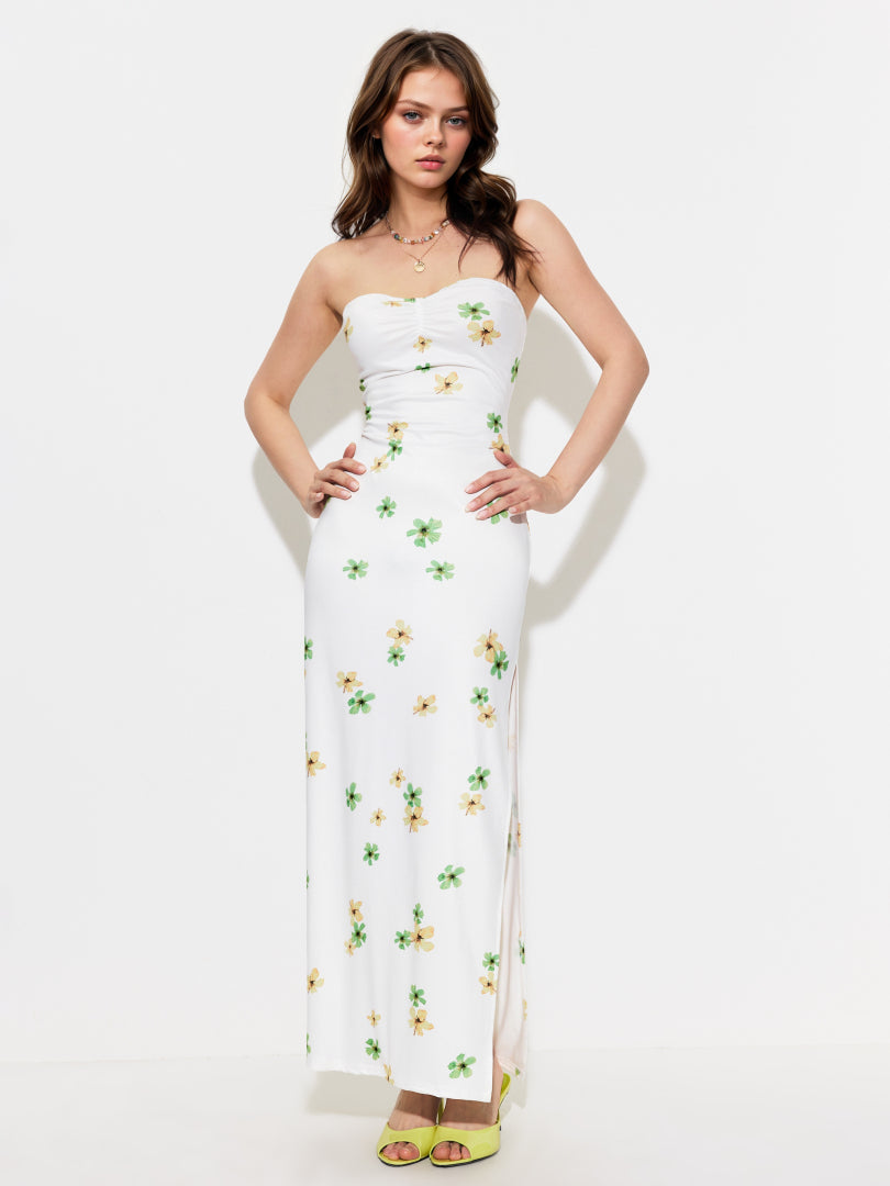 Gathered Bodycon Dress 1296032