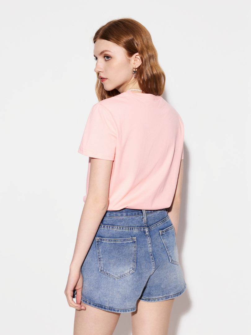 Printed Pullover T-Shirt 1281532