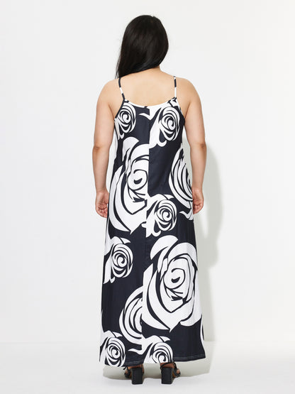 Plus Size Printed A-Line Dress 1293332