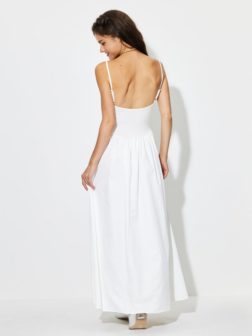 Draped A-Line Dress 1258912