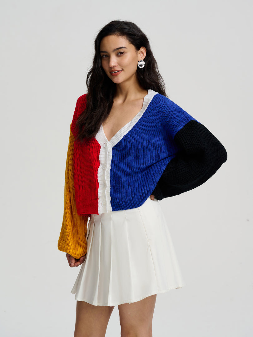 Buttoned Knit Cardigan 115028