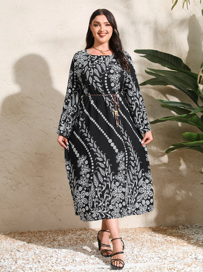 Printed Arabian Dresses 1241462