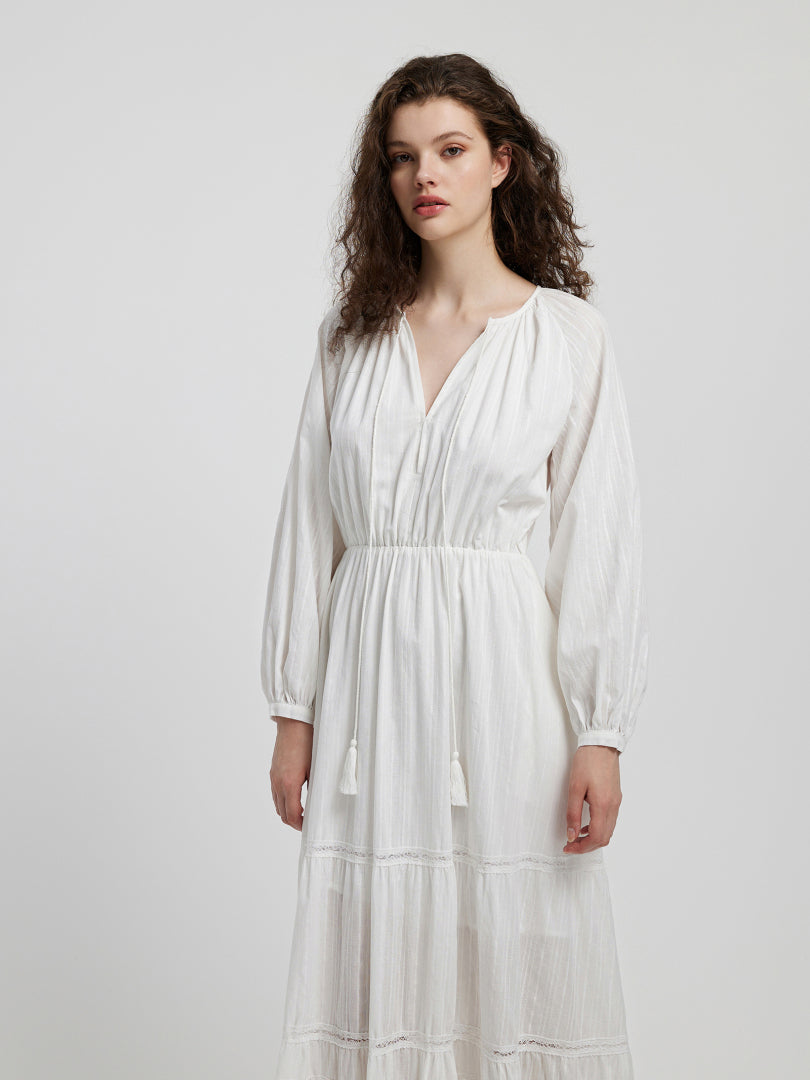 جل و بەرگی پەچ وۆرک A-line Ruffle 110599