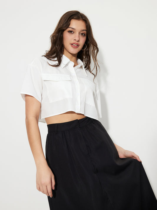 Pocket Placket Blouse 1252332