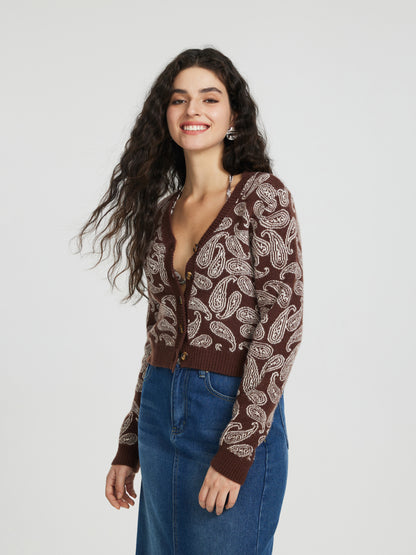 Buttoned Knit Cardigan 114967