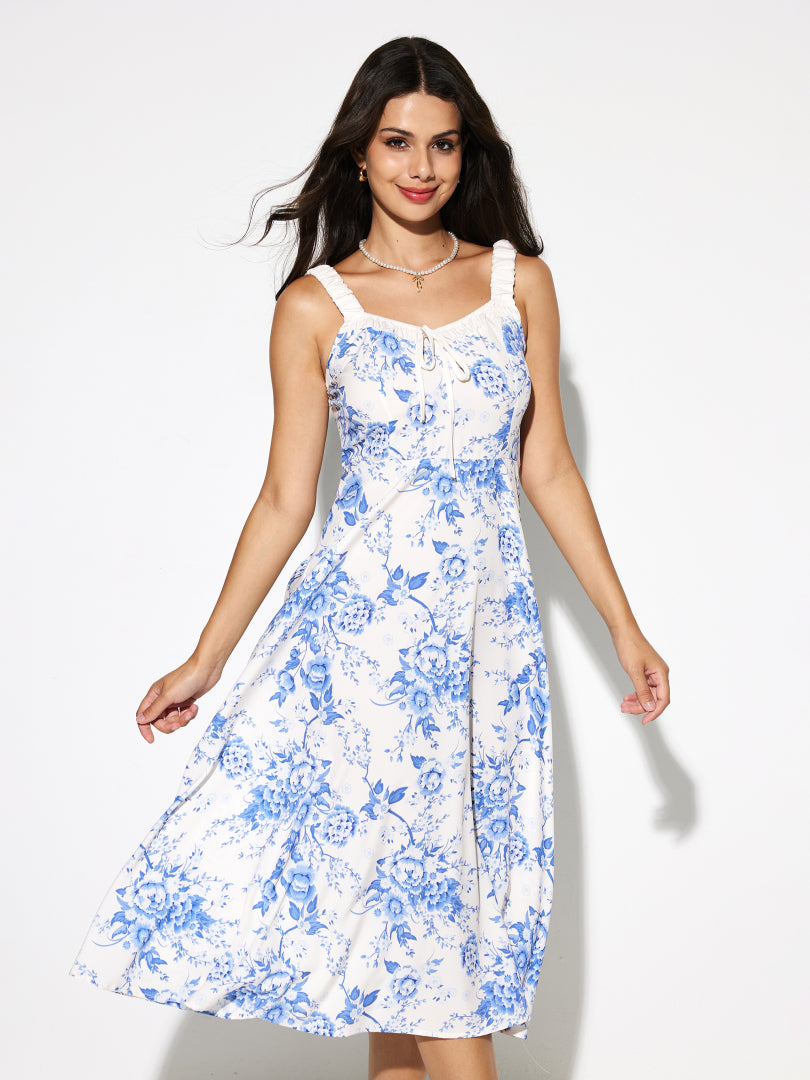 Patchwork A-Line Dress 1289102