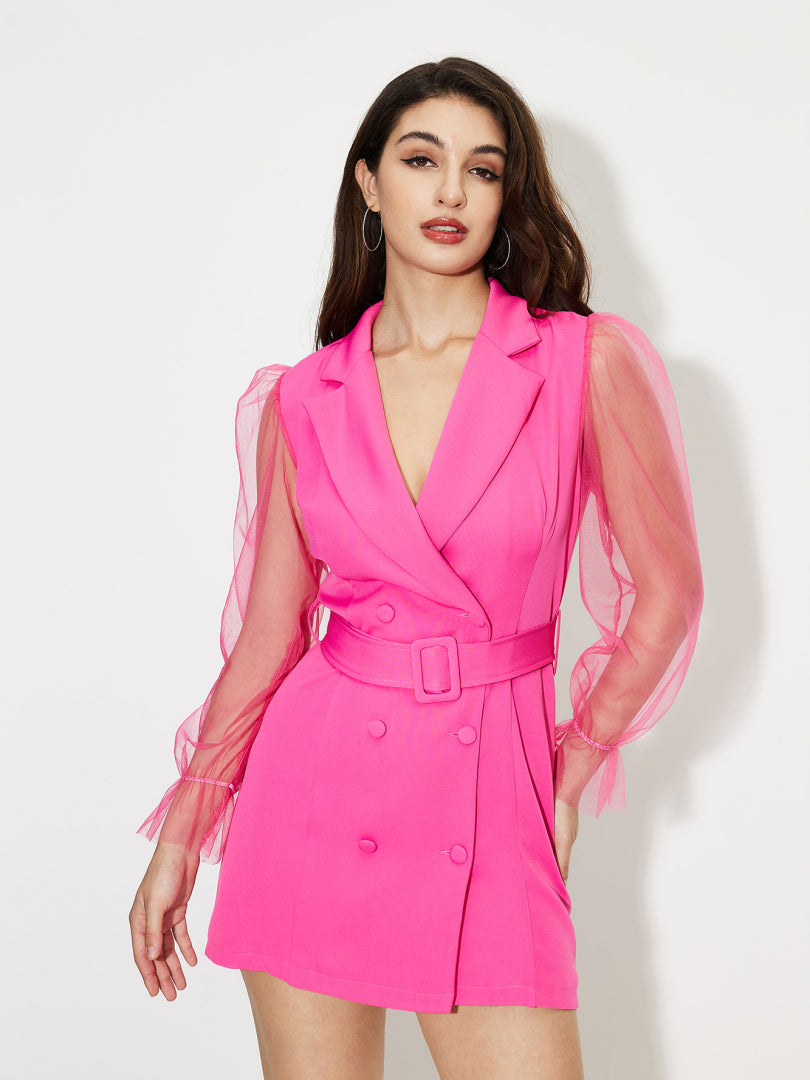 Patchwork Blazer Dress 1251502