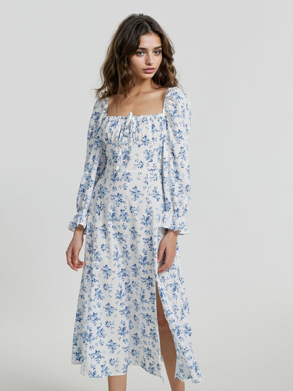Ruffle A-Line Dress 112509