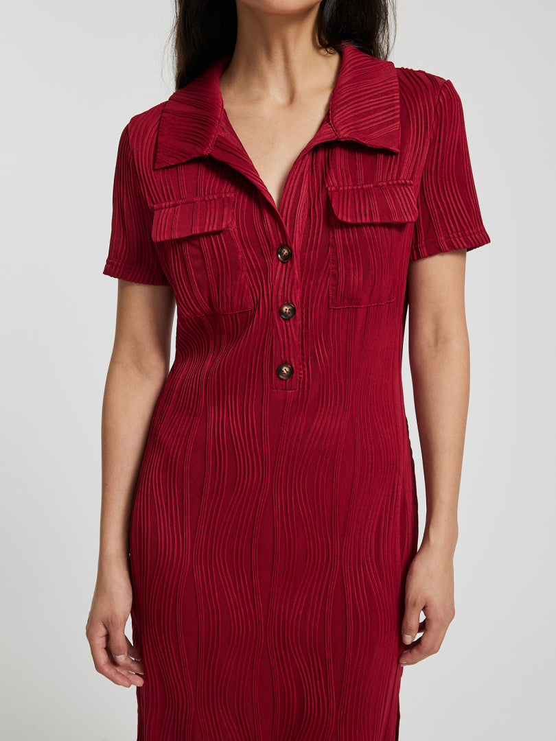 Pocket Bodycon Dress 113125