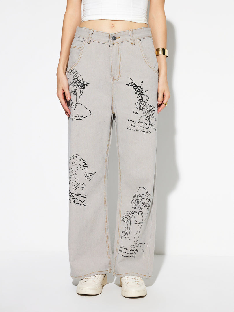 Straight Leg Jeans 1283902