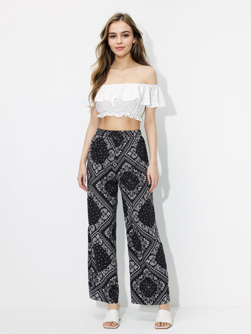 Straight Leg Pants 120099