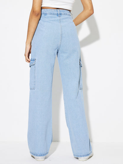 Pocket Straight Leg Jeans 1267802