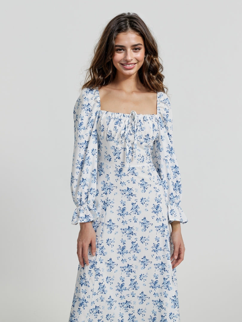 Ruffle A-Line Dress 112509
