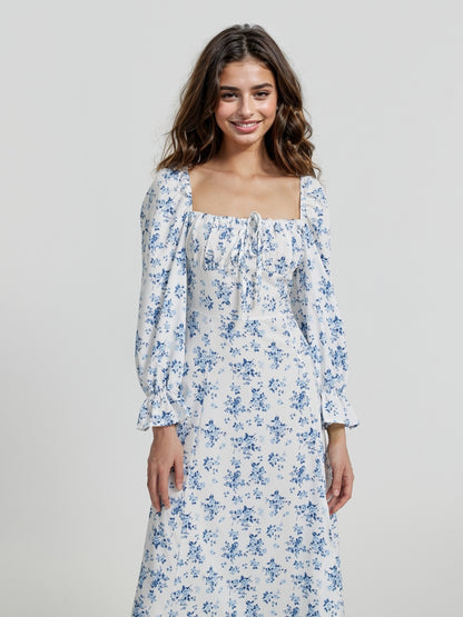 Ruffle A-Line Dress 112509