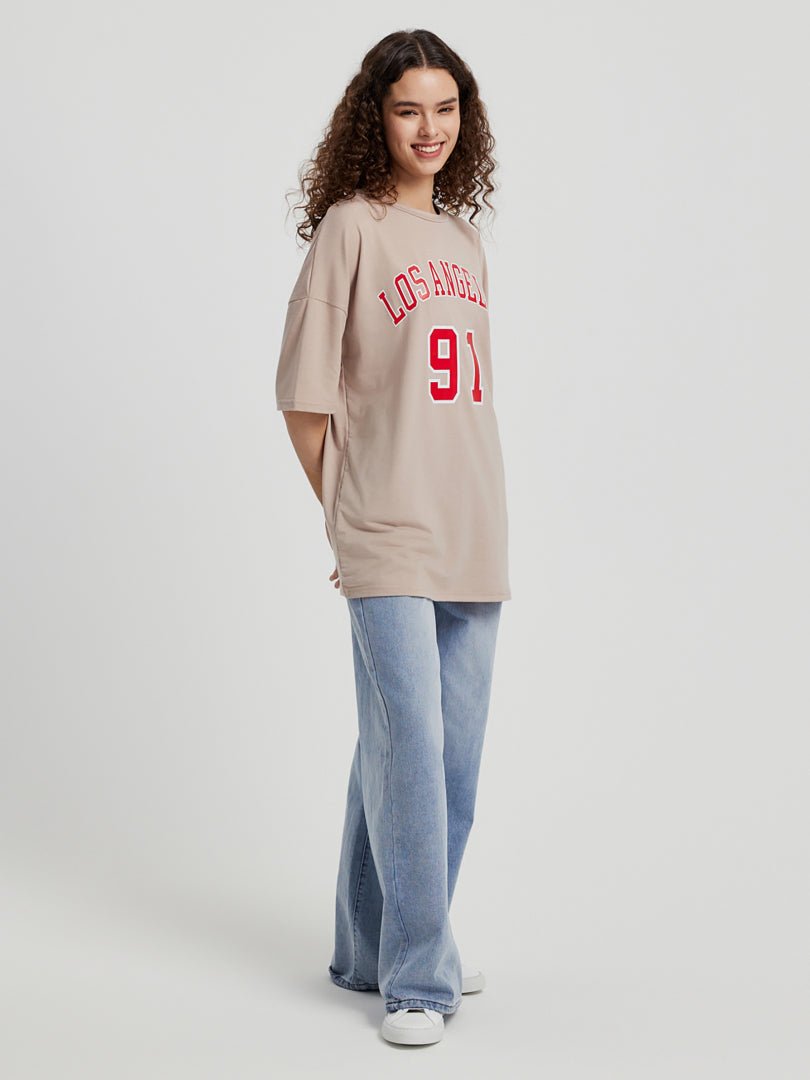 Printed Pullover T-Shirt 74798