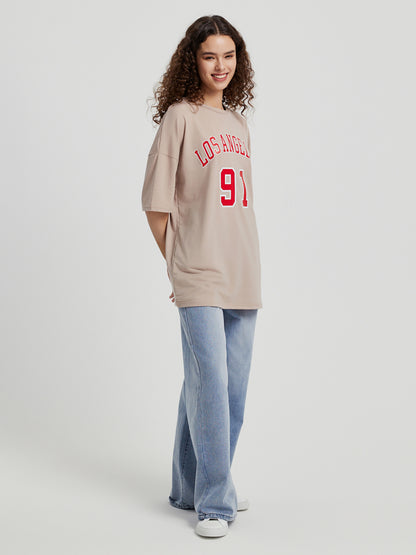 Printed Pullover T-Shirt 74798