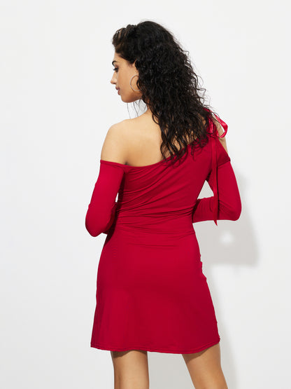Asymmetric Bodycon Dress 1263622