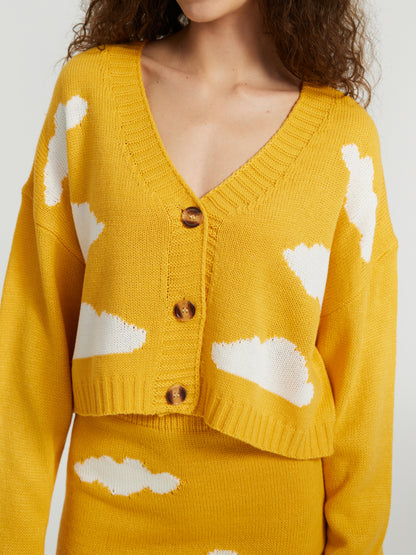 Buttoned Knit Co-ords 112303