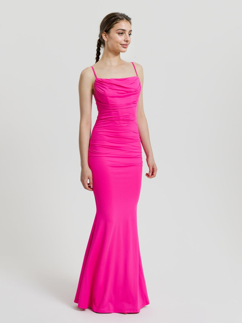 Maxi Gathered Cami Dress 107375
