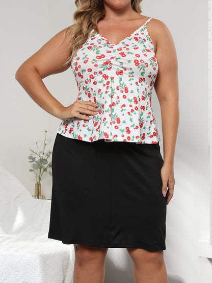 Plus Size Printed Cami Top 1247912