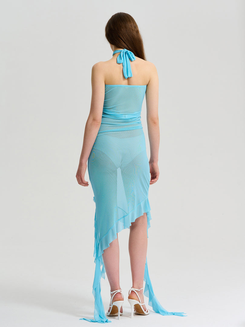 Sheer Bodycon Dress 111328