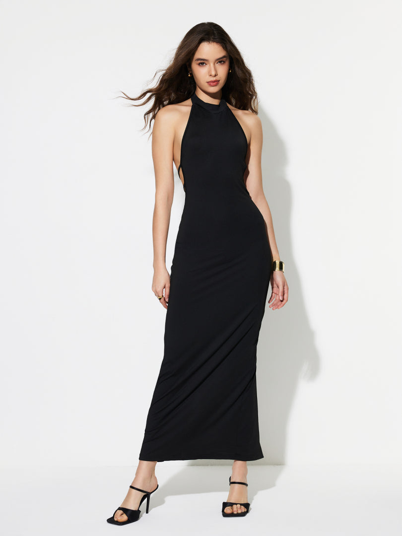 Open Back Bodycon Dress 1294512