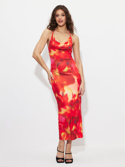 Open Back Bodycon Dress 1262942