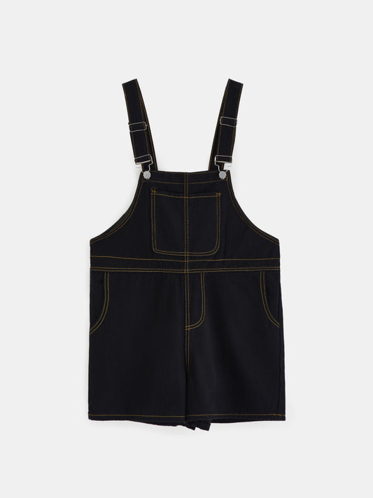 Denim Pinafore Shorts 1262592