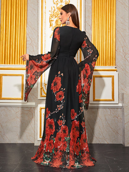 Color Block Arabian Dresses 1287712