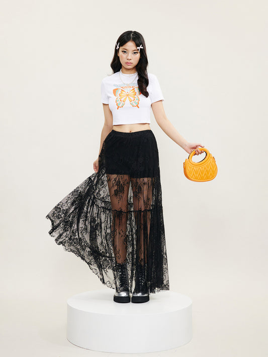 Cut Out Pencil Skirt 1258692