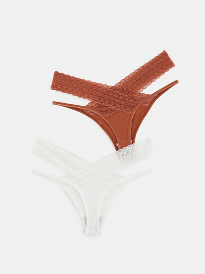 Ruffle Thongs 1248062