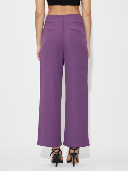 Crisscross Straight Leg Pants 1263162