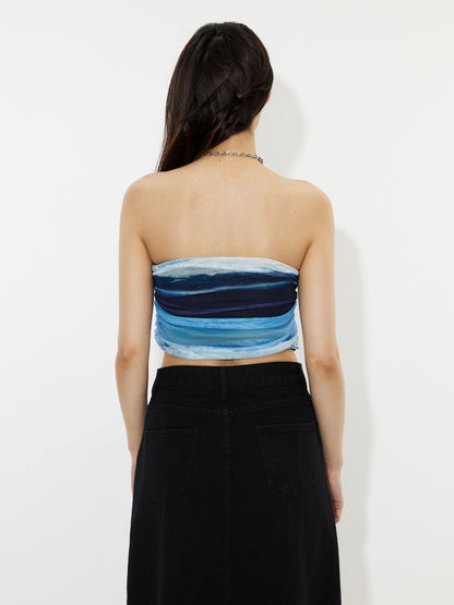 Gathered Tube Top 1248602
