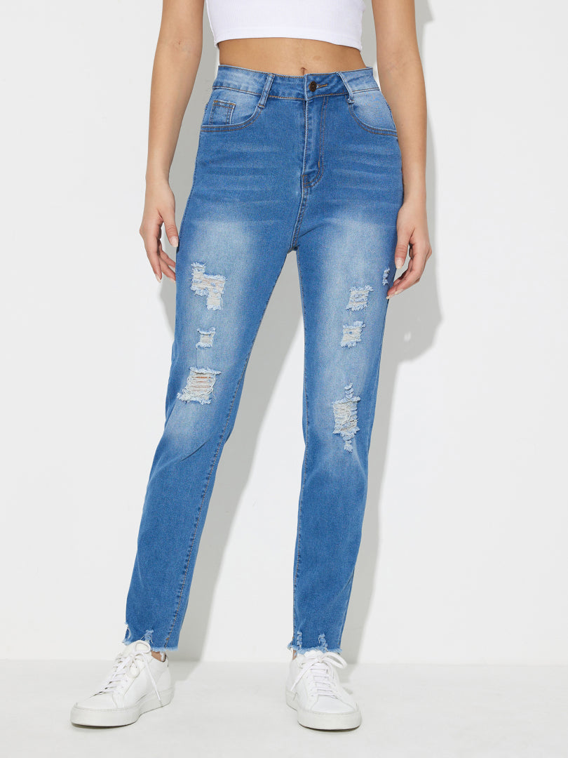Ripped Skinny Jeans 119199
