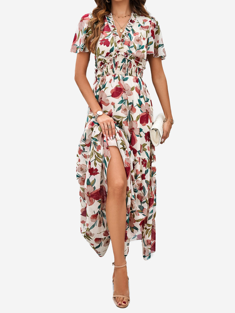 Ruffle A-Line Dress 1237192