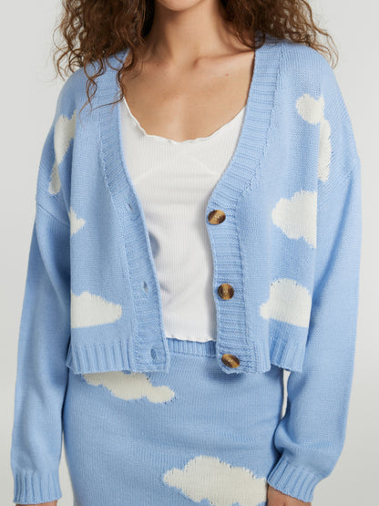 Buttoned Knit Co-ords 112303