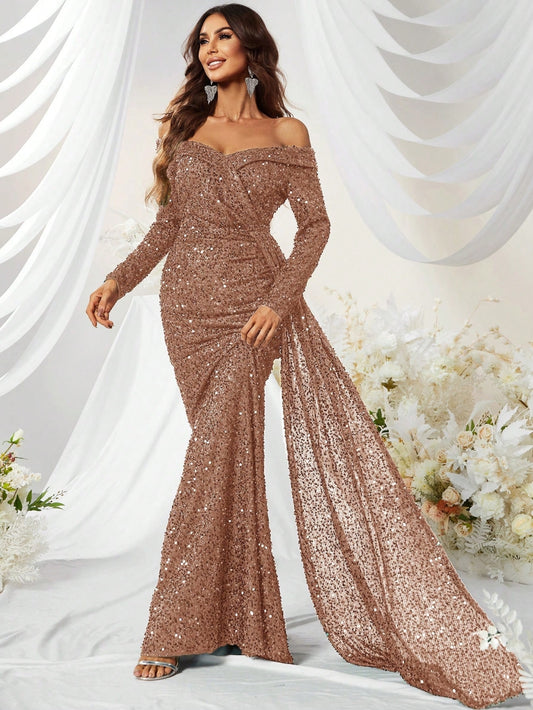 Sequinned Arabian Dresses 1287122