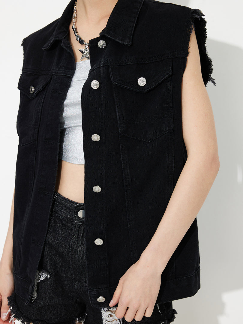Denim Vest Jacket 1233622