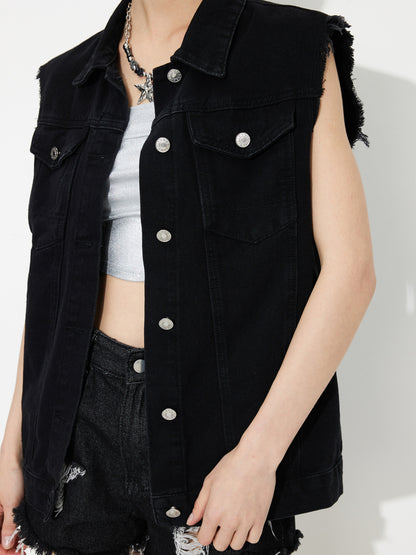 Denim Vest Jacket 1233622