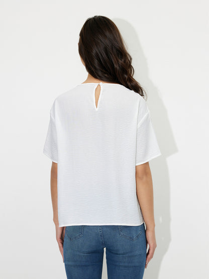Lace Insert Loose Top 120897